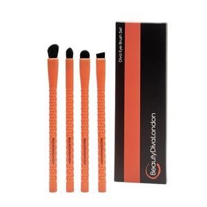 🎀BEAUTY DIVA LONDON Orange makeup Eye Brush set
